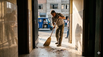 La limpieza del hogar antes