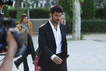 Guillermo Bárcenas, hijo del extesorero del PP Luis Bárcenas, a su llegada a la Audiencia Nacional para testificar en el juicio del caso Kitchen (EFE/ Kiko Huesca)