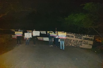 Protestas contra el fracking en Puerto Wilches