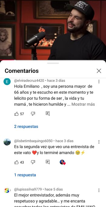 El video con las declaraciones
