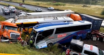 Accidente carretero en Aguascalientes deja