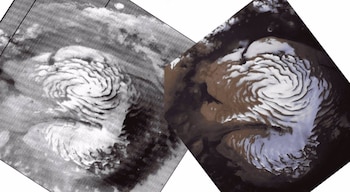 Las noches de invierno en Marte pueden alcanzar menos 110 grados, un contraste térmico que condiciona el trabajo de instrumentos y rovers - NASA