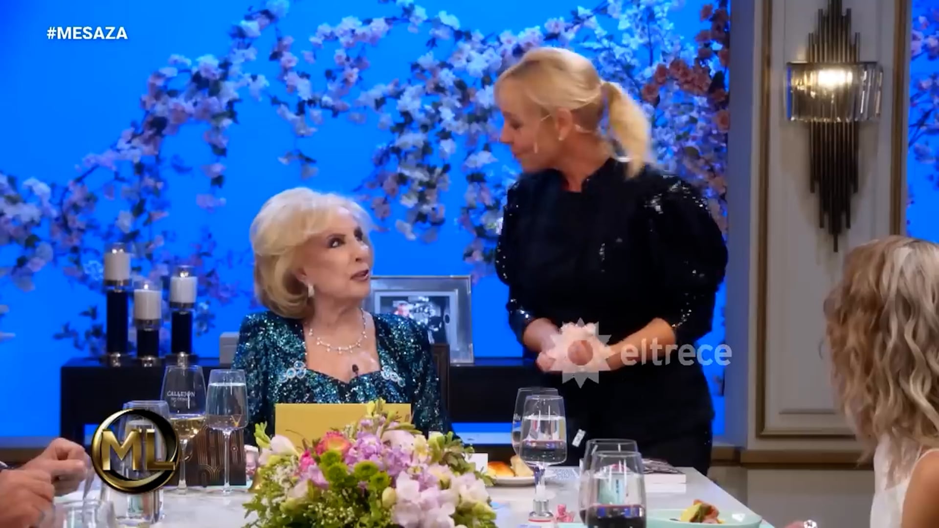 “Muchos quieren sentarse del lado derecho, al lado de Mirtha”, contó Jimena Monteverde (Almorzando con Mirtha, Eltrece)