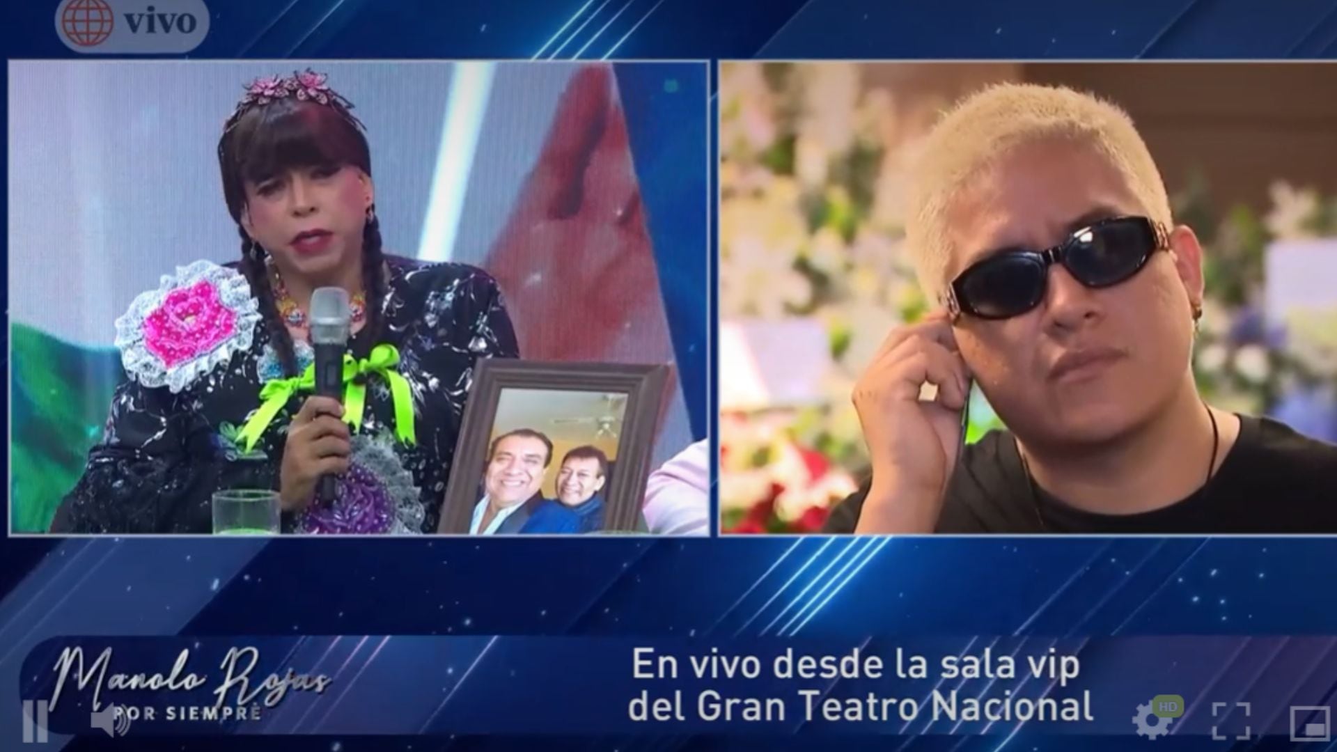 Manuel Rojas, hijo del comediante, relató los angustiantes minutos finales junto a su padre Manolo Rojas. Captura: América TV