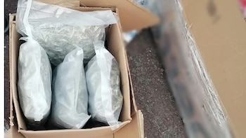 Drogas incautadas por la GN