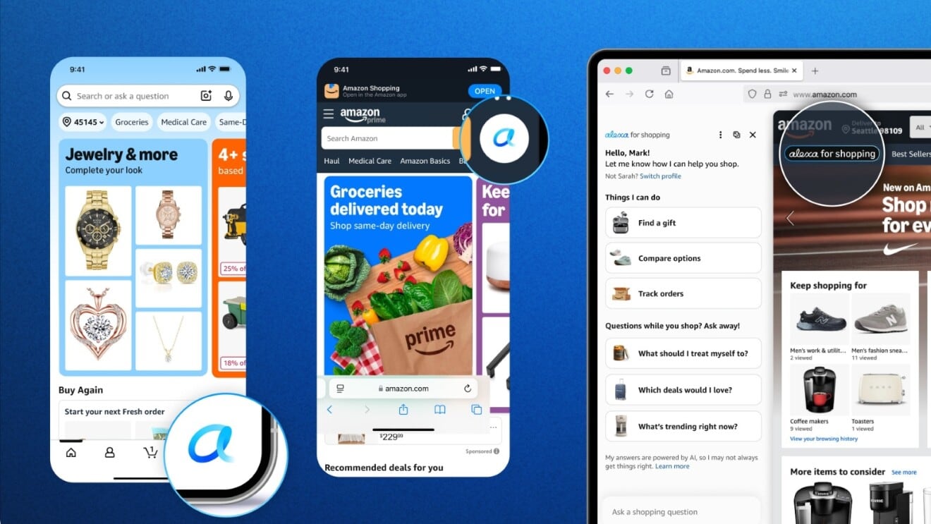 Alexa for Shopping está disponible desde la aplicación y el sitio web de Amazon, sin costo adicional. (Amazon)