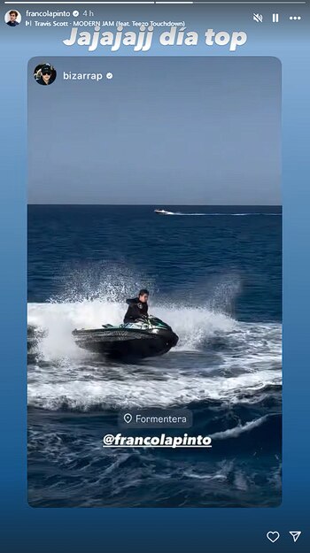 La respuesta de Colapinto a