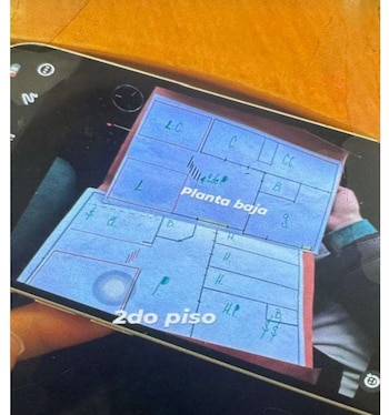 Los planos de una casa