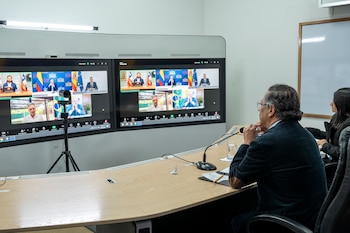 El presidente Gustavo Petro participó