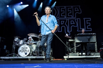 Ian Gillan recibió de Ritchie Blackmore la propuesta de sumarse a un encore con Deep Purple y el resto del grupo aprobó la idea (Ritzau Scanpix/Helle Arensbak via REUTERS)