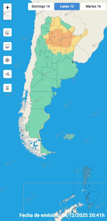 Catamarca, Tucumán, Santiago del Estero,