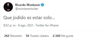 Los tuit de Ricardo Montaner que luego borró