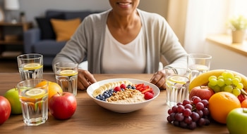 Un ejemplo de desayuno saludable