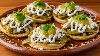 Sopes mini con nopales: sin gluten, bajos en calorías y llenos de sabor