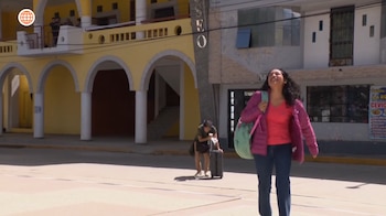 July y Cristóbal en Recuay.