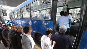 Transportes públicos.
Foto: Andina