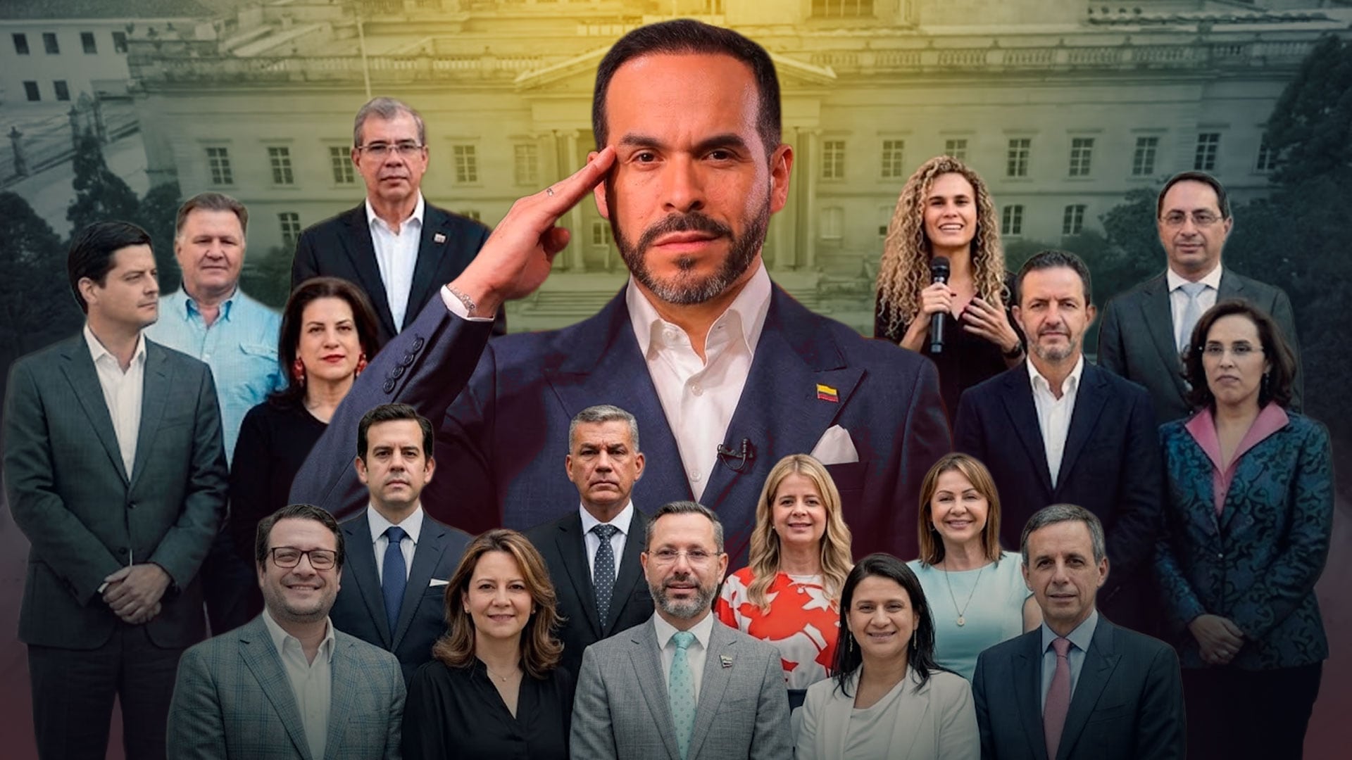 Abelardo de la Espriella posesionó 18 ministros de su gabinete: fue en un acto privado en el Batallón Pichincha de Cali