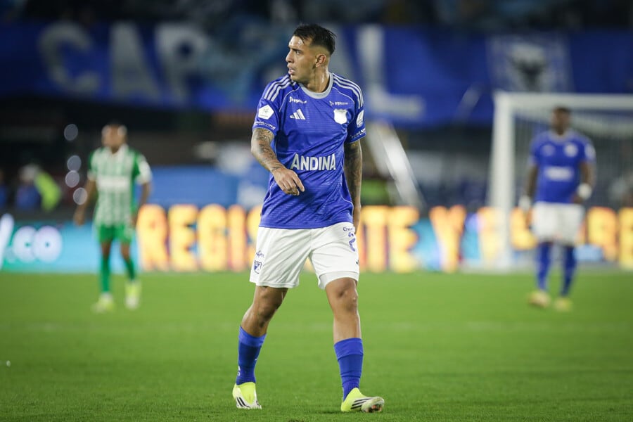 El delantero es el máximo goleador de Millonarios en el semestre, junto con Leonardo Castro, con 8 goles - crédito Cristian Bayona/Colprensa