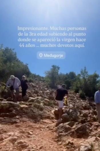 El hallazgo impactó a Pautips, quien compartió su asombro por lo que considera una manifestación especial durante su visita - crédito @pautips/ Instagram