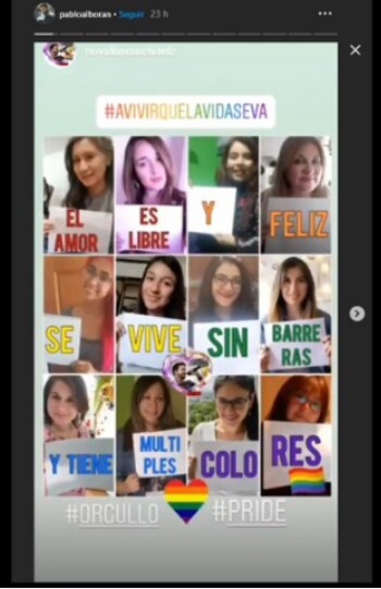 La imagen compartida por el