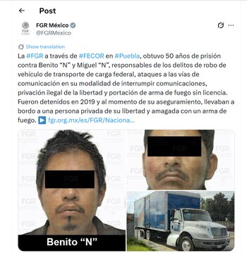 DOS SENTENCIADOS FGR
