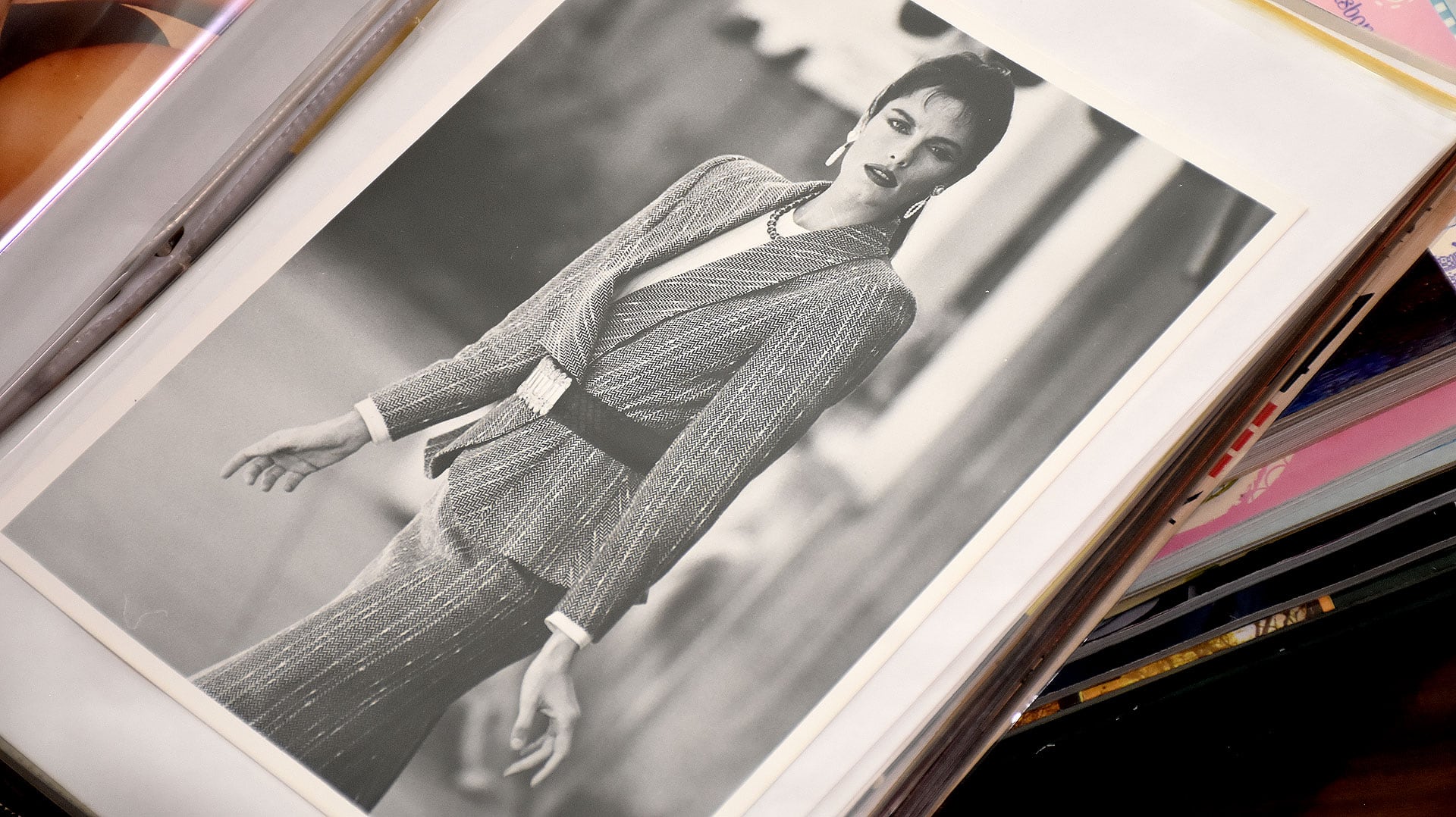 Nequi Galotti en su época de modelo donde debía ajustarse a las pautas sociales