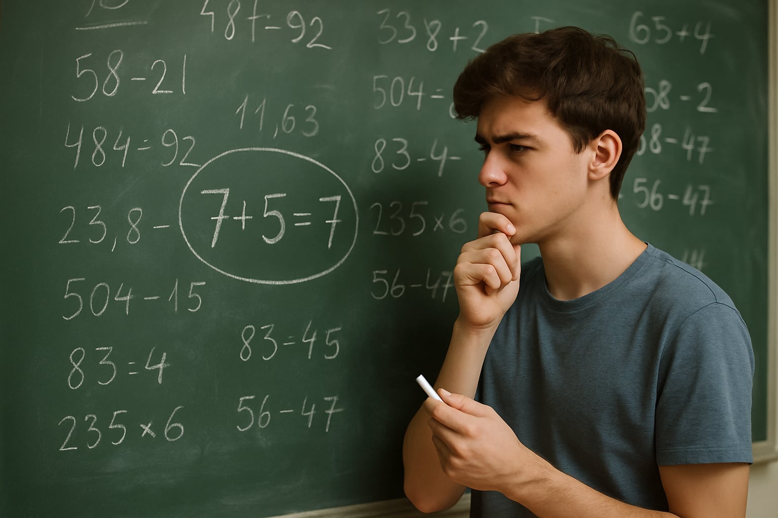 La Aritmética Lunar propone reglas inusuales para sumar y multiplicar números (Imagen Ilustrativa Infobae)