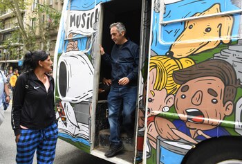 Andrés "Cuervo" Larroque, ministro de