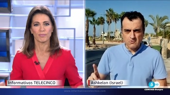 Ángeles Blanco y el reportero