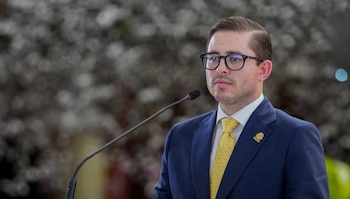 El ministro Aguilar cuestionó la circulación de versiones inexactas sobre los resultados del operativo. (Cortesía: Presidencia de la República de Costa Rica)