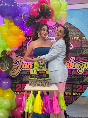 Rebeca Escribens elogió a Janet Barboza por su cumpleaños en una edición en vivo de ‘América Hoy’ del 17 de julio. IG
