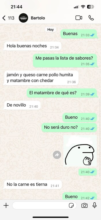 La conversación de Lescano con