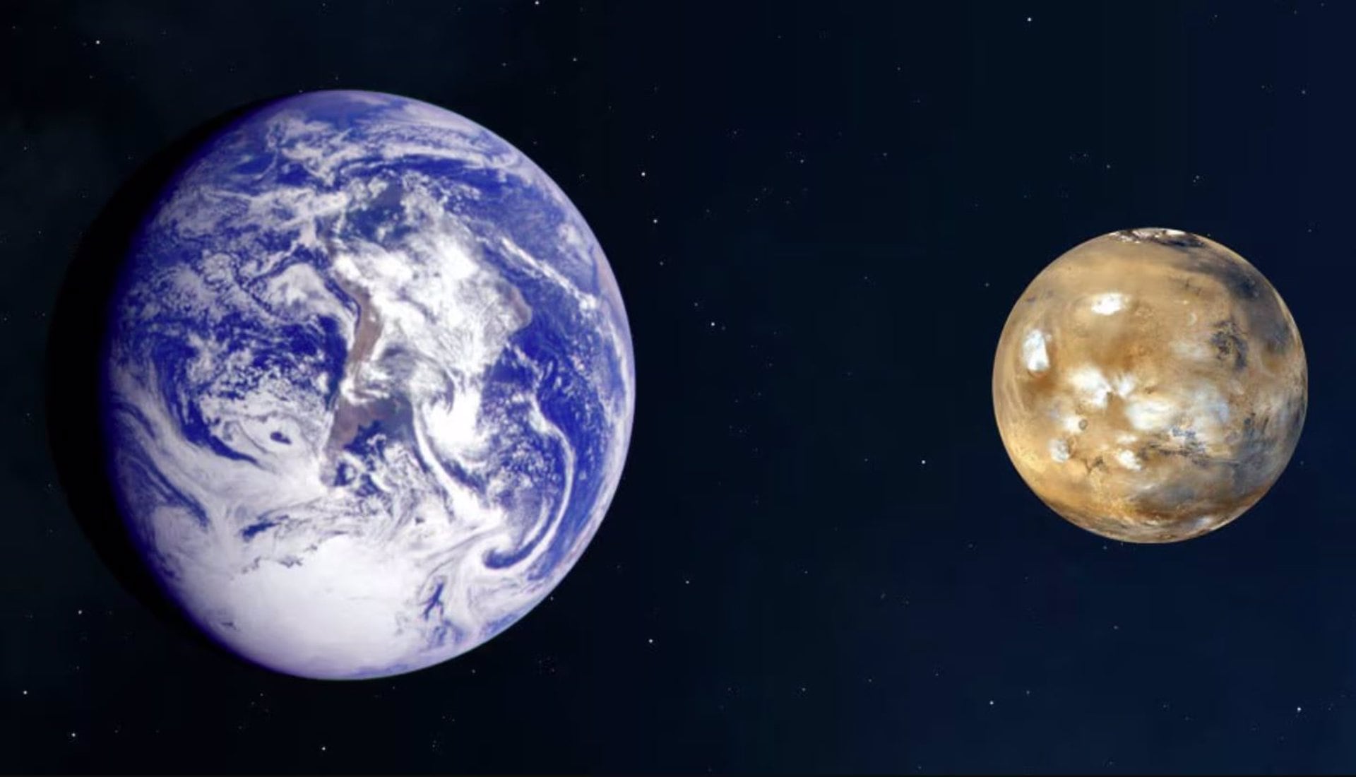 Un estudio reveló por qué la Tierra y Marte, pese a nacer cerca del Sol, crecieron con rutas opuestas hace 4.500 millones de años