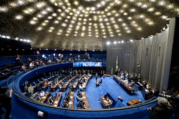 La Cámara de Diputados y el Senado, Brasil aprobó finalmente su reforma tributaria la semana pasada. EFE/Cadu Gomes