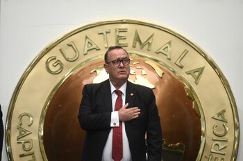 El presidente de Guatemala, Alejandro