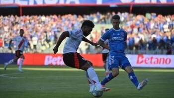 El encuentro se paró un