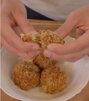 El consejo de Julieta Piñeres fue preparar croquetas de atún para congelar y resolver comidas en la semana - crédito @julietapineres/IG