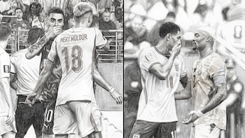 La doble vara en el Mundial: por qué expulsaron a Almirón en Paraguay por taparse la boca, pero Bellingham no fue sancionado en Inglaterra