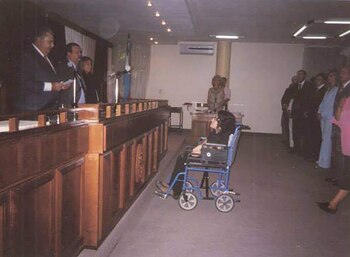 Ana juró ante el Tribunal