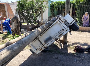 El tráiler se desprendió de