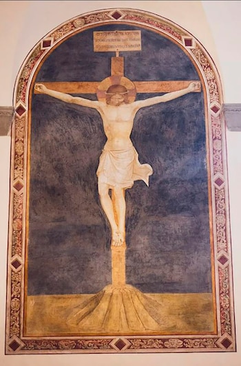 Fra Angelico, Crucifixión (c. 1420)