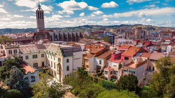 Visión panorámica de Terrassa, Barcelona