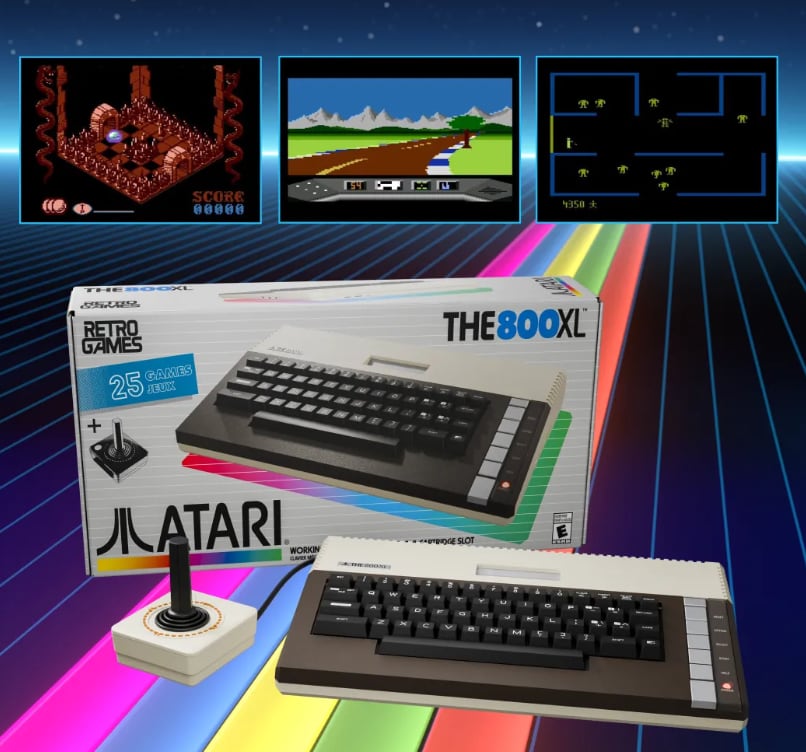 El modelo original del Atari 800XL llegó al mercado en 1983 provisto de 64 KB de memoria RAM y chips personalizados. (Foto: Atari)