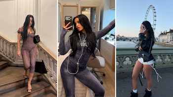 Emilia Mernes sorprendió con un rotundo cambio de look durante sus vacaciones en Londres: la reacción de Duki