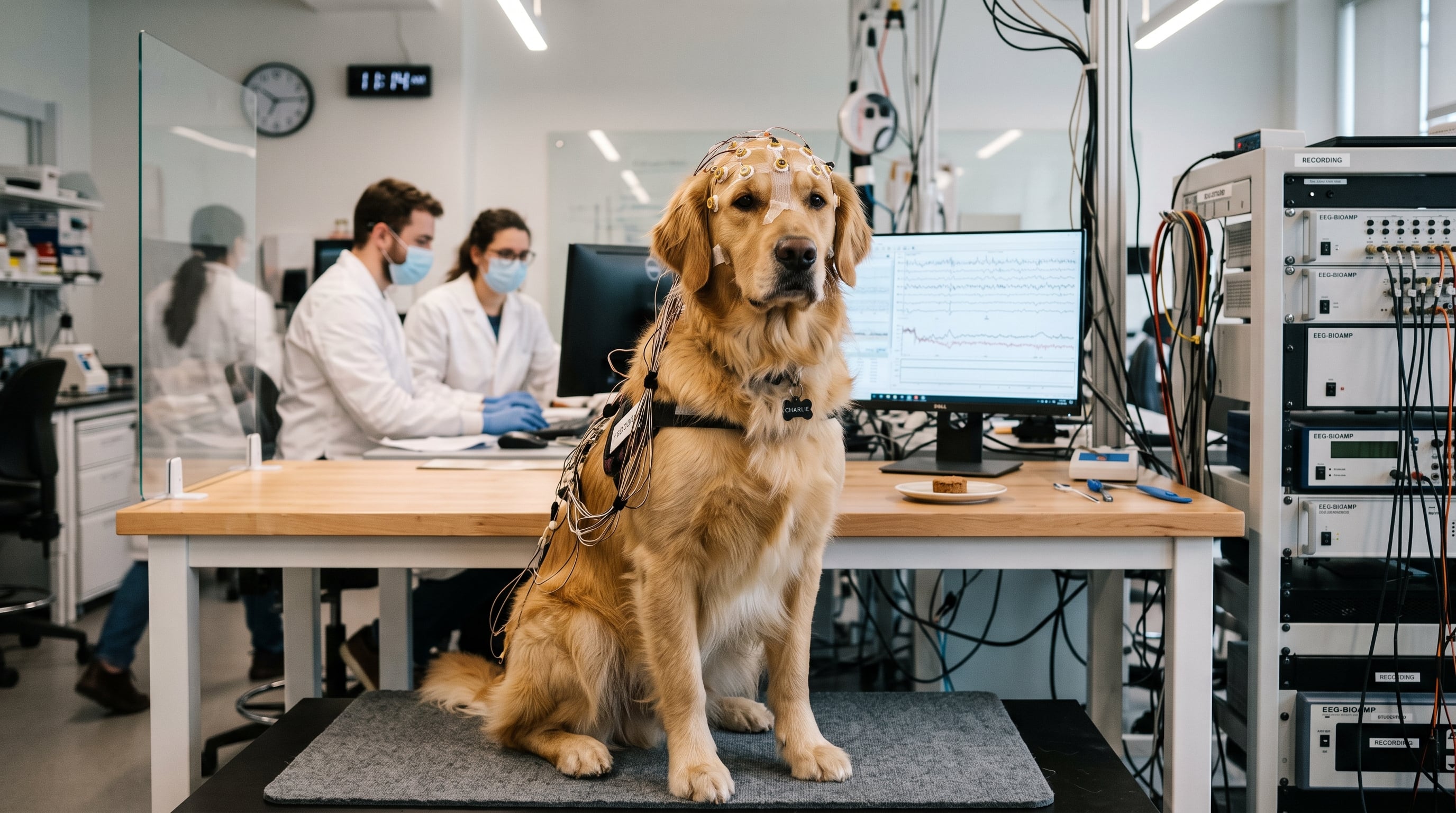 El estudio sobre perros se centró en las ondas theta frontales medidas con EEG, una señal vinculada en humanos con el control cognitivo (Imagen Ilustrativa Infobae)