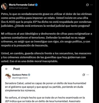 La precandidata presidencial señaló que