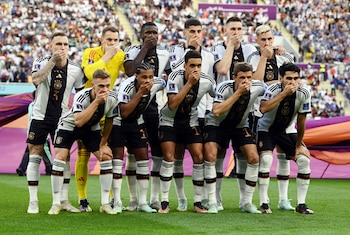 Los jugadores de Alemania se