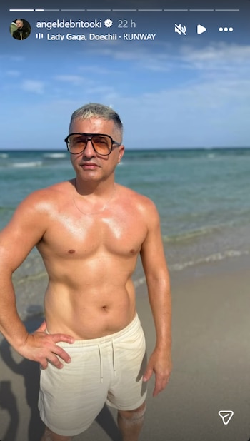 Las historias de Instagram de Ángel de Brito desde Miami desataron reacciones y comentarios en redes sociales