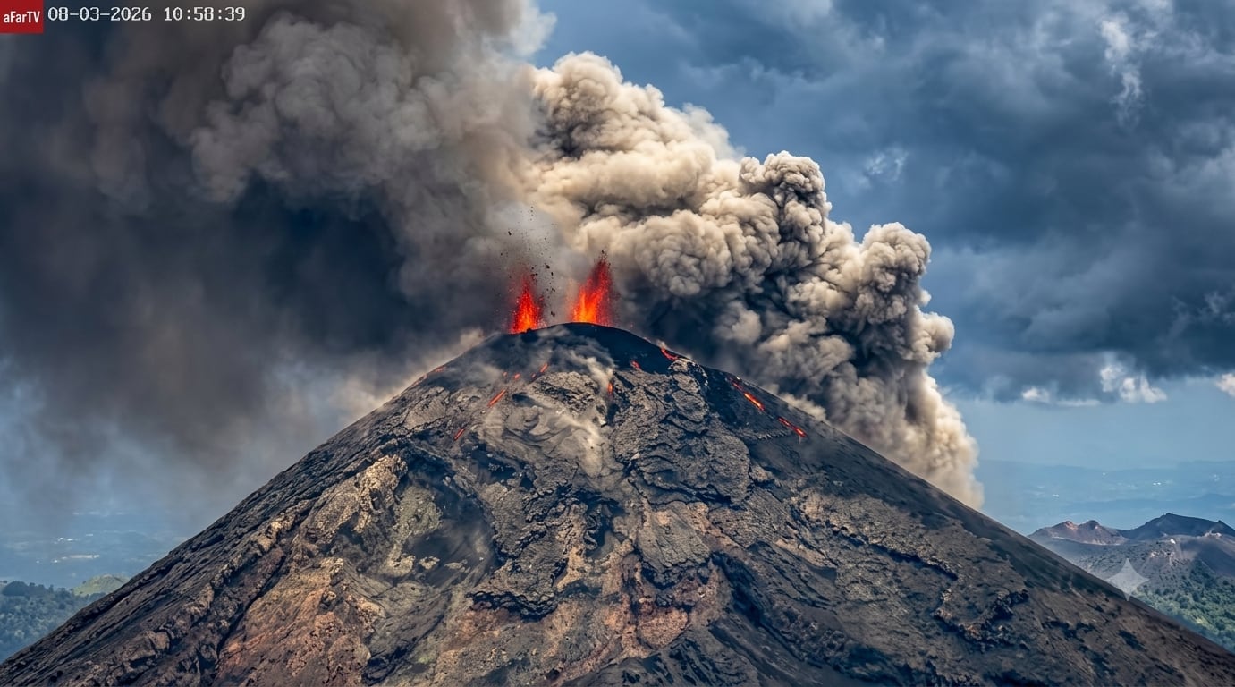 Guatemala declara alerta naranja por el Volcán de Fuego en Escuintla y suspenden ascensos