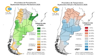 Pronosticaron temperaturas elevadas y bajas precipitaciones para el trimestre septiembre-octubre-noviembre en el norte argentino